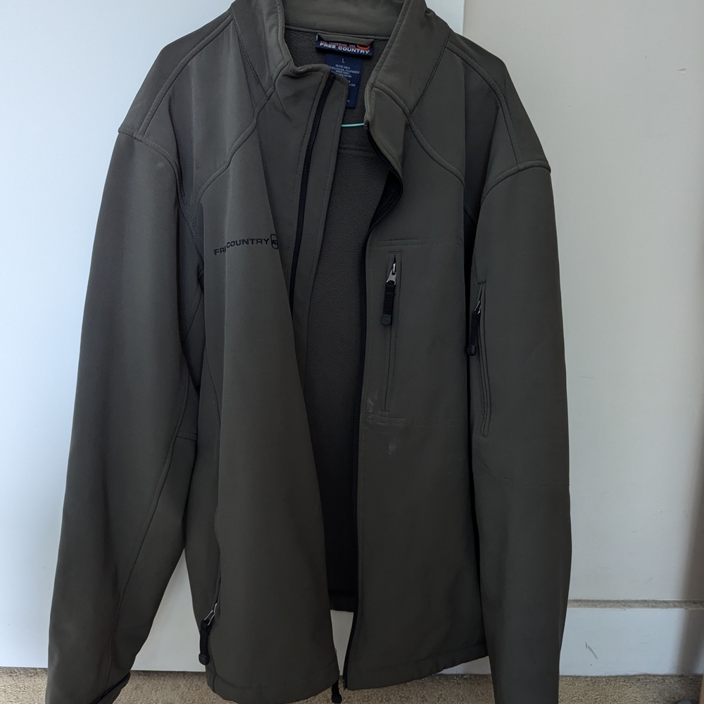 Men's Jacket - Mustard Green. Good Condition.